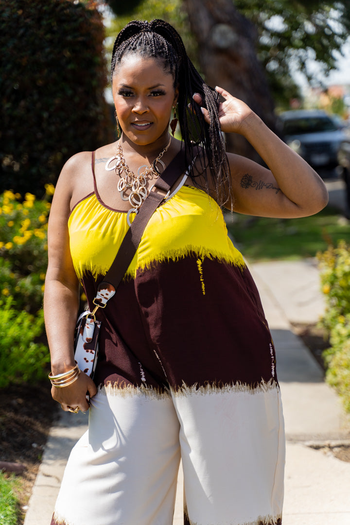 Oversized Tie Dye Jumpsuit